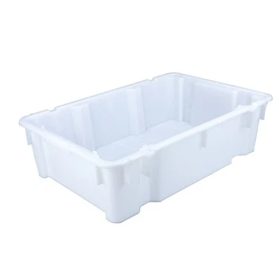 Pojemnik na produkty z gniazdem stosowym