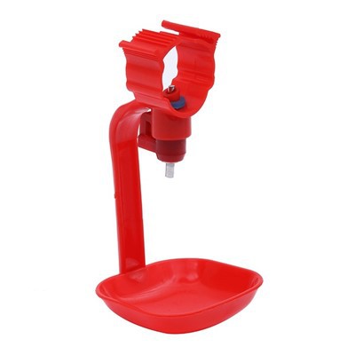 Plastikowy poidło do kurczaka z kubkiem i smoczkiem do drobiu